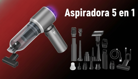 MINI ASPIRADORA PORTÁTIL 5 en 1